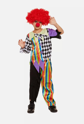 Childs halloween clown - childs,