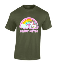 HEAVY METAL UNICORN MENS T