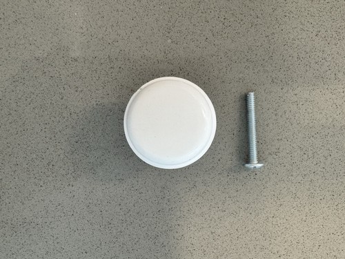White wood knob for pottery - knob,