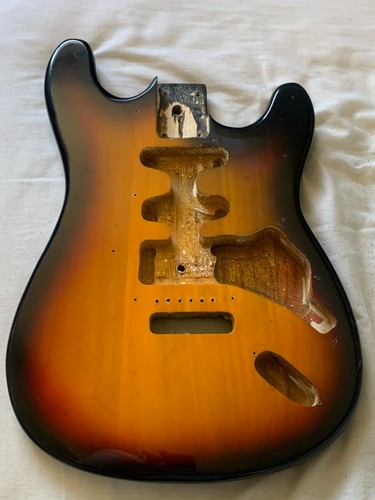 Sunburst used electric guitar - sunburst,