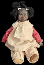 African American Primitive Folk Doll "Zola" Low # 72/500 Arnett’s Country Store