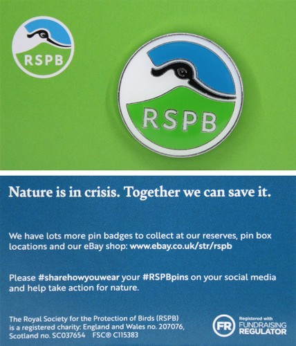Rspb pin badge niic - rspb, logo