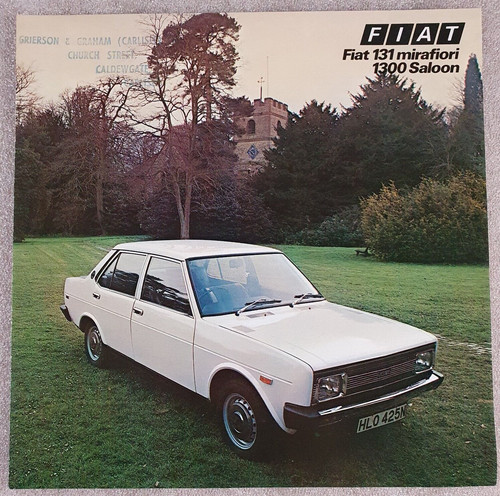 Fiat 131 mirafiori 1300 saloon - 131,