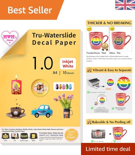 Water slide decal paper - a4,