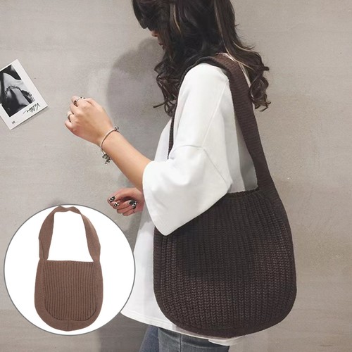 Crochet tote bag large - ,