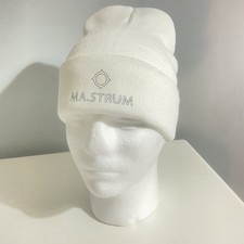 Ma.strum White Beanie Brand