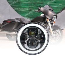 7" LED Motorcycle Headlight DRL For Kawasaki VN Vulcan 500 800 900 E-Tested