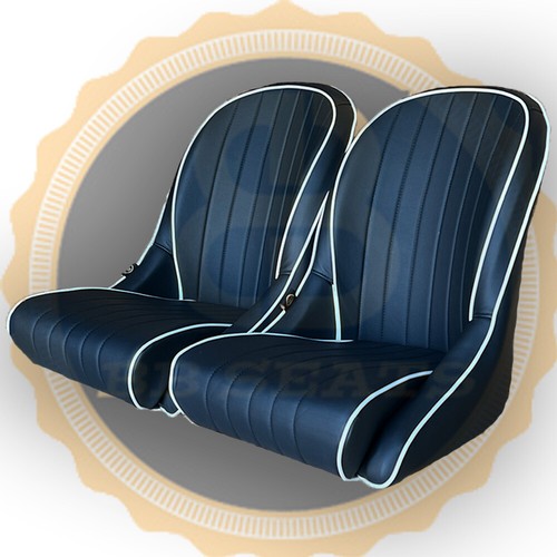 Pair vintage bucket seats - pair, bb