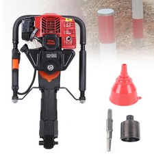 2 stroke 52cc gasoline post pile driver with standard sleeves 60mm 80mm