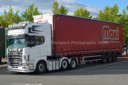 Truck photo 12x8 scania 164l - truck,