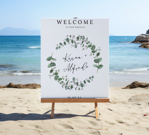 Wedding welcome sign - wedding,