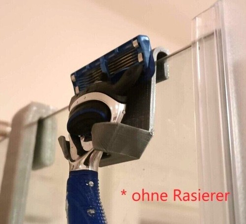 Razor holder for glass - razor,
