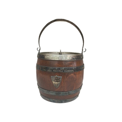 Antique english oak biscuit - antique,