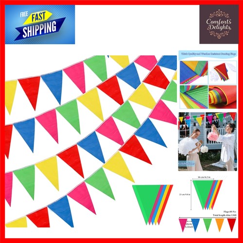 40m outdoor bunting flags - bunting,