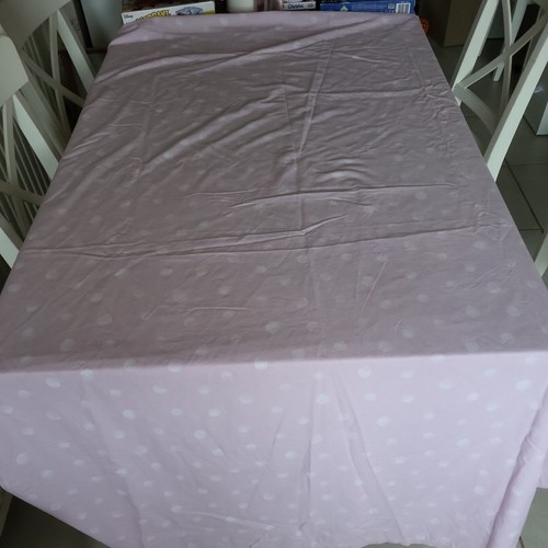 Pink and white - pink, polka