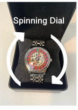 Spinning Roulette Wheel Watch