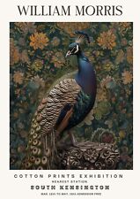 William Morris Vintage Peacock