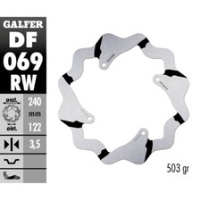 Galfer Race Honda CR 125 (02-07) Rear Brake Disc