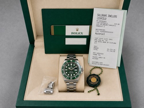 2015rolex submariner hulk date - hulk,