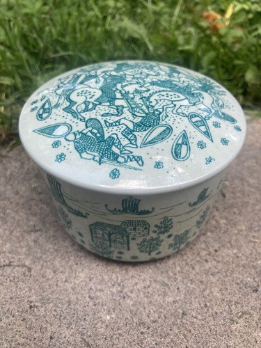Vtg hoyrup nymolle art faience - art,