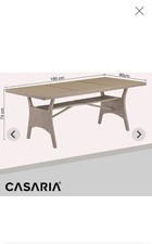 Casaria Poly Rattan Dining WPC