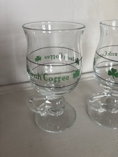 2 Irish Coffee Glasses Pair