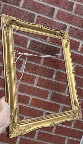 Gold picture frame - picture,