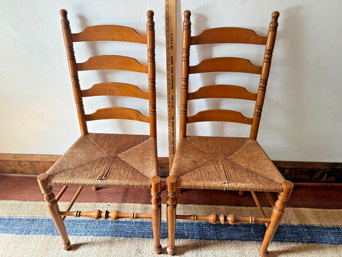 Vtg wood ladder - vtg,