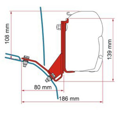 F45 adapter kit fiat - f45,