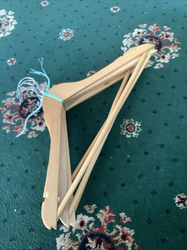 Vintage wooden coat - coat, hangers