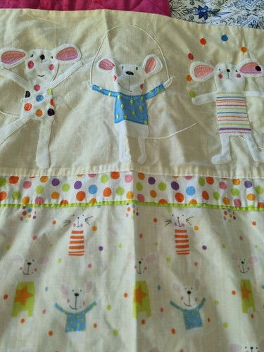 Vintage cot quilt cover with - cover,