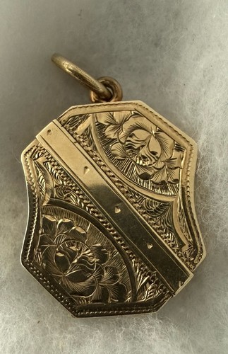 Victorian silver gilt fob - silver,