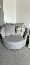 Corner DFS Swivel Chair Owen Cuddle Grey 🔥 Sofa