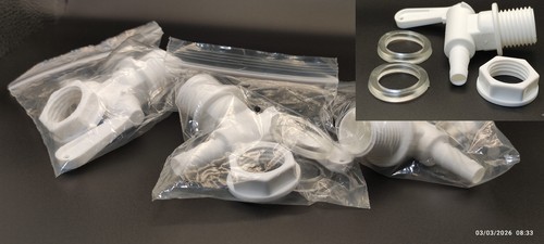 White plastic brewing - white,