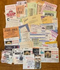 Original Concert Tickets Artists (Beginning with J) Select From Dropdown List