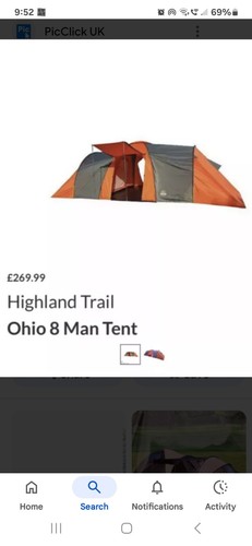 Brand new tent - 8, man