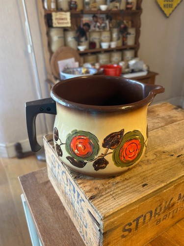 Vintage large rounded enamel - vintage,