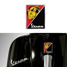 Vespa GTS GTV GT Horn crest decal 125 200 250 300 Red Black
