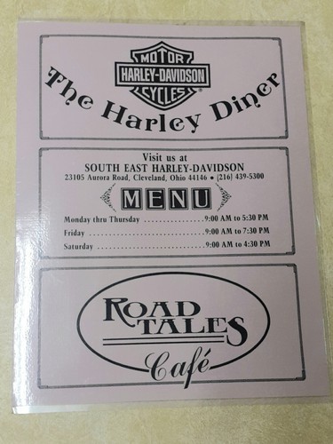 1989 the harley diner - 1989, &