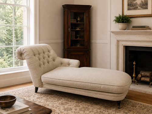 Victorian style chaise - style, longue