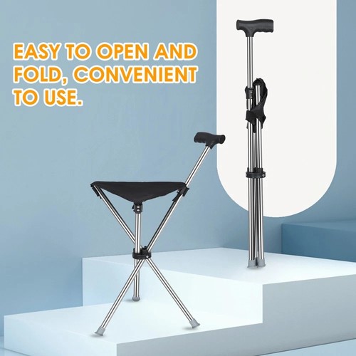 Folding walking stick - walking,