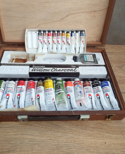 Vintage oil paints rowney - paints,