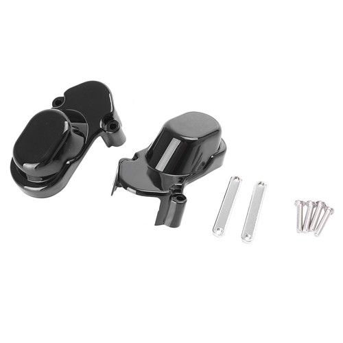 Black rear axle cover - cover, nut