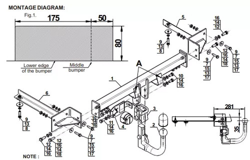 Detachable swan neck - detachable, bar