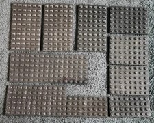 LEGO Black Plates Bundle Flat
