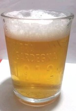 6 BICCHIERI ICHNUSA DA BIRRA Cl 20 TRASPARENTI  in VETRO ECCEZIONALI glass beer