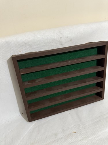 Thimble display case wooden - thimble,