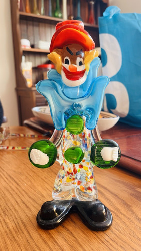 Murano style art - art, clown