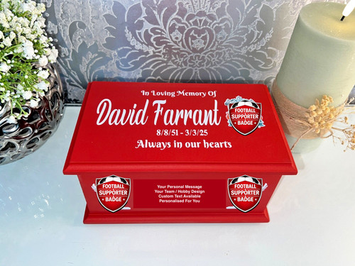 Personalised football fan - personalised,