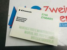 Kawasaki Z750 Z 750 ABS ZR750L/M 2 Manual Owners Manual A9182